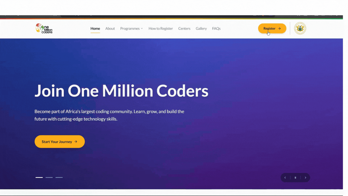 One Million Coders Portal